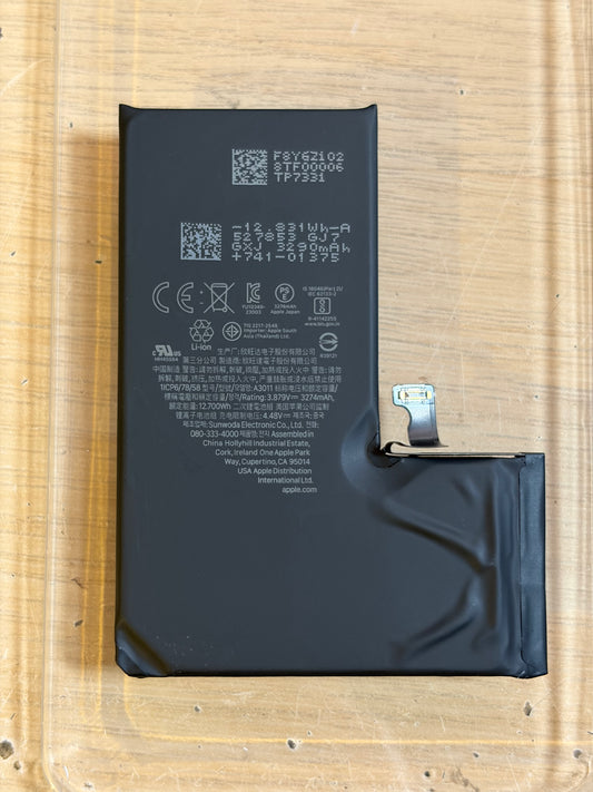 Apple iPhone 15 Pro Genuine Battery (90% Heath).