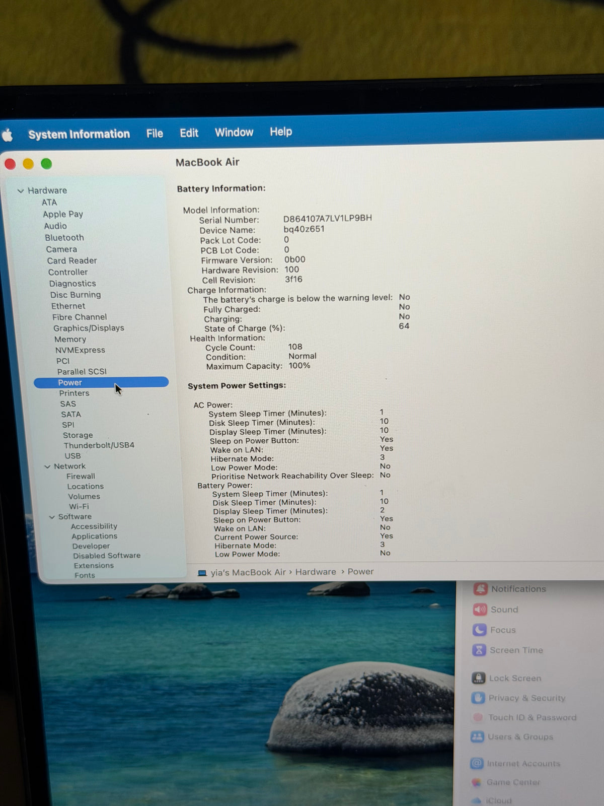 Apple Macbook Air 15 inch 2023 - M3, 8gb RAM, 512gb SSD.