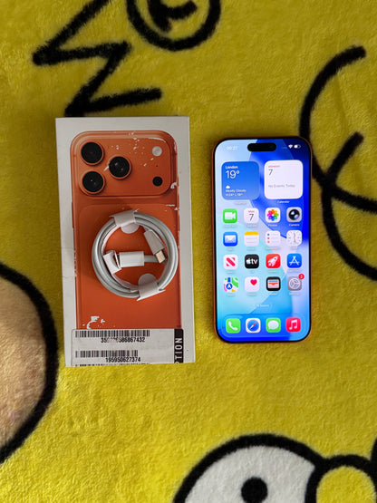 Apple iPhone 17 Pro Cosmic Orange 256gb (Unlocked)