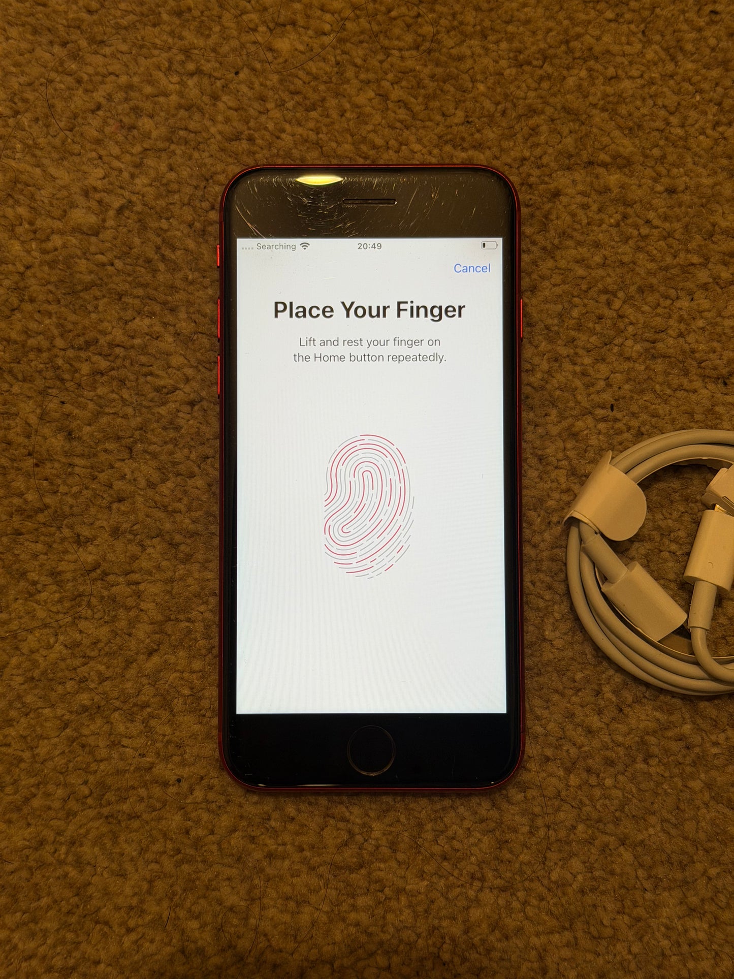 Apple iPhone SE 2nd Gen (2022) - 64gb Red (Unlocked) - Faulty Screen!