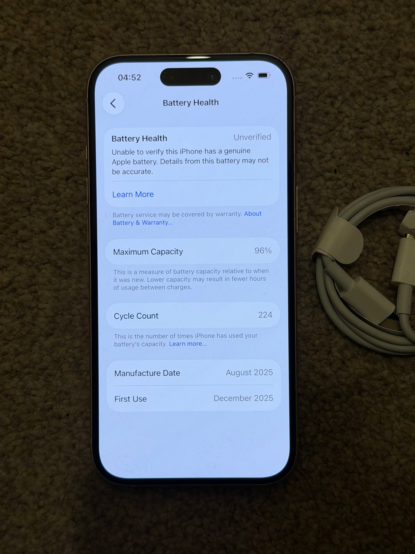 Apple iPhone 15 - 256gb Pink (Unlocked)