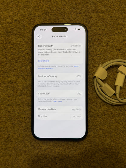 Apple iPhone 15 - 128gb Black (Unlocked)