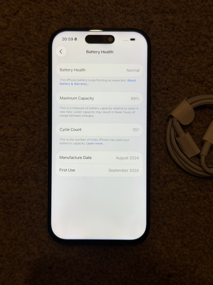 Apple iPhone 16 Pro - 256gb Black (Unlocked)