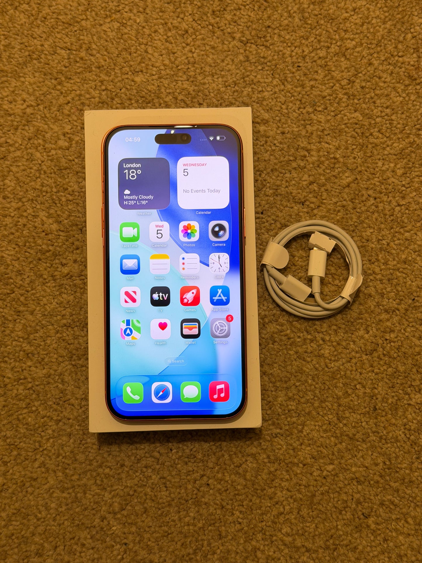 Apple iPhone 17 Pro Max - Cosmic Orange - 256gb (Unlocked) - Faulty Front/Rear Cameras!