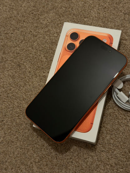 Apple iPhone 17 Pro Max - Cosmic Orange - 256gb (Unlocked) - Faulty Front/Rear Cameras!