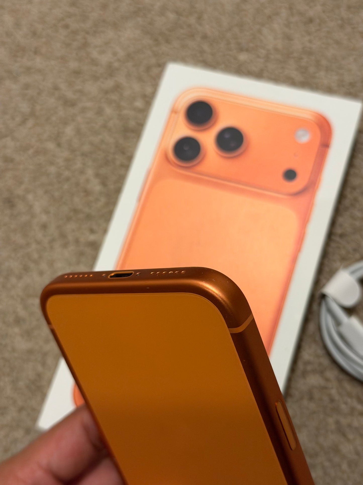 Apple iPhone 17 Pro Max - Cosmic Orange - 256gb (Unlocked) - Faulty Front/Rear Cameras!