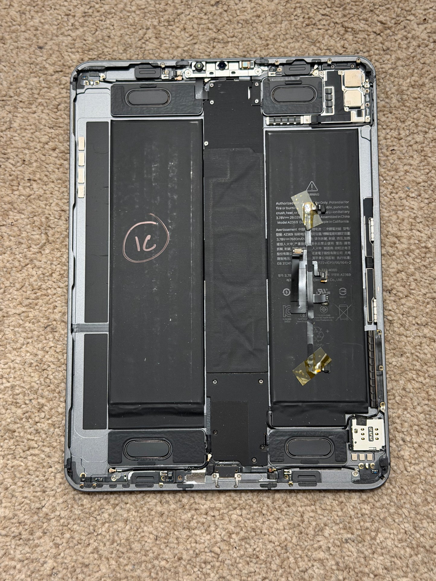 Apple iPad Pro 11 inch 3rd Gen (2021) WiFi/Cellular - Housing/Frame - For Parts!