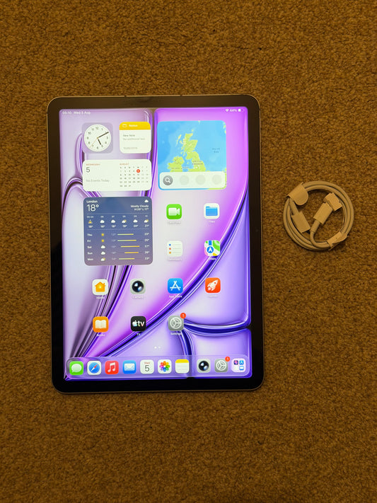 Apple iPad Air 11 inch M2 (2024) 128gb WiFi/Cellular - Fully Working / No Touch ID!