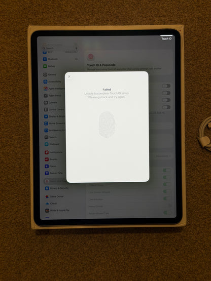 Apple iPad Air 13 inch M3 (2025) 128gb WiFi - Fully Working / No Touch ID.