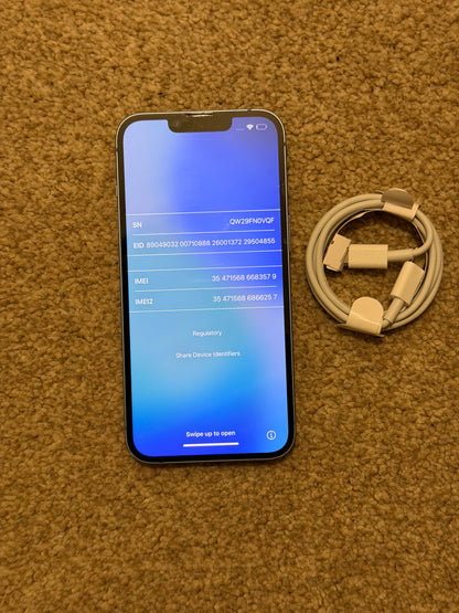 Apple iPhone 14 - Blue - iCloud Locked - Good For Parts!