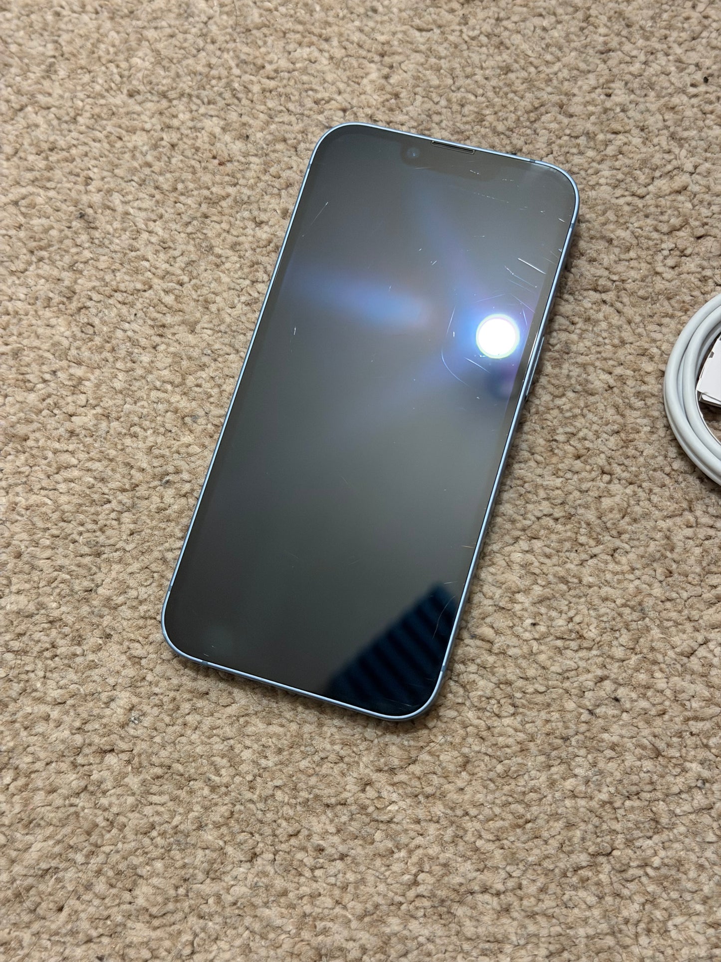 Apple iPhone 14 - Blue - iCloud Locked - Good For Parts!