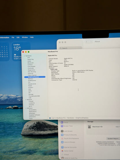 Apple Macbook Pro 14 inch 2025 - M4 Pro, 24gb RAM, 512gb SSD - Fully Working!