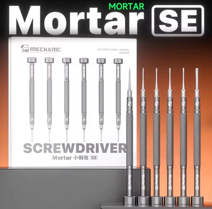 Mechanic Mortar SE Screwdriver Set - S2 Steel Precision Repair Tool Anti-Slip Handle Magnetic Design for Phone Electronics Tools