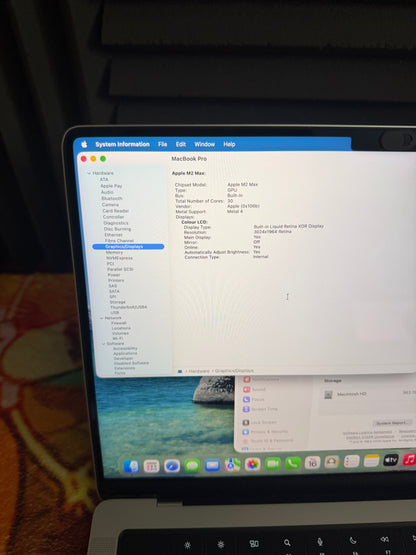 Apple Macbook Pro 14 inch 2023 - M2 MAX, 32gb RAM, 1TB SSD - MDM Bypassed.
