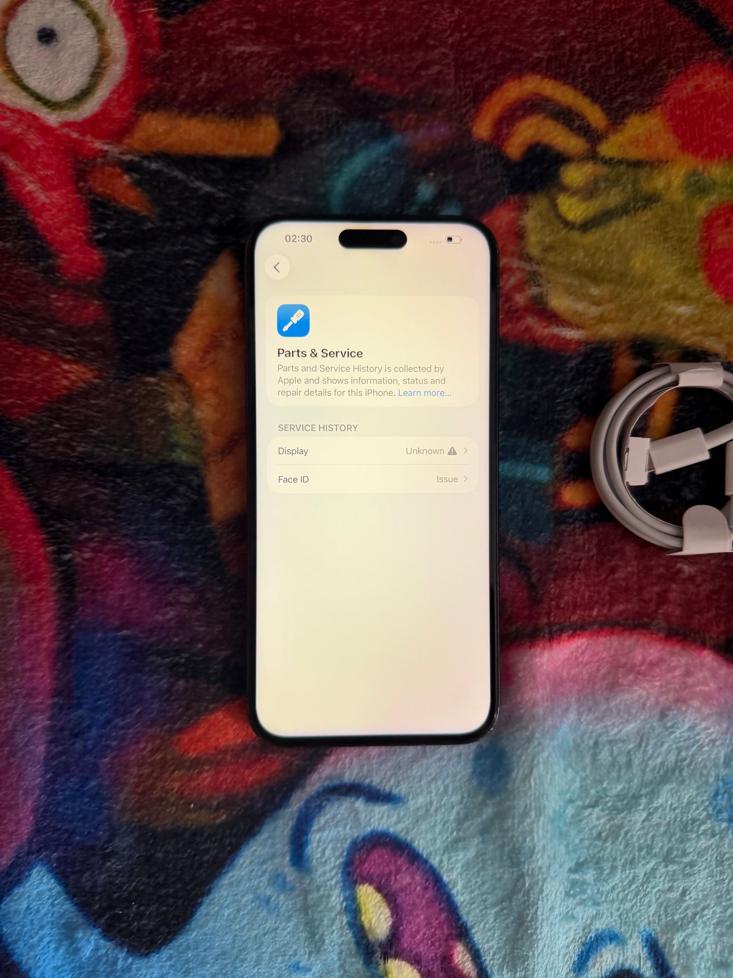 Apple iPhone 15 Pro Max 256gb Black (Unlocked) - Fully Working / No Face ID!