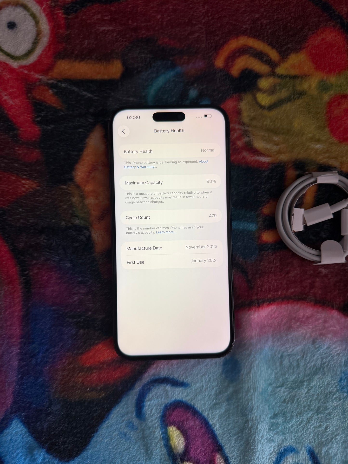 Apple iPhone 15 Pro Max 256gb Black (Unlocked) - Fully Working / No Face ID!