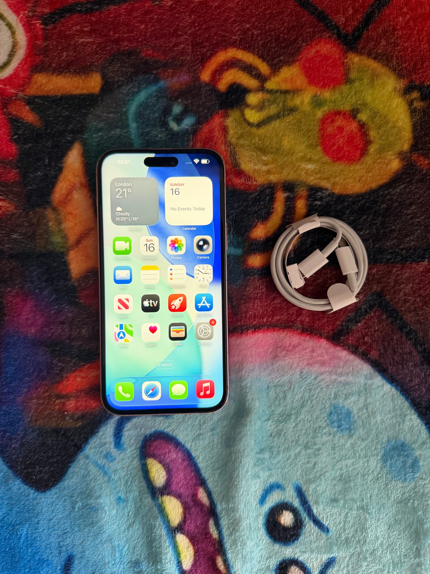 Apple iPhone 15 Plus - 128gb Pink (Unlocked) - Fully Working / No Face ID