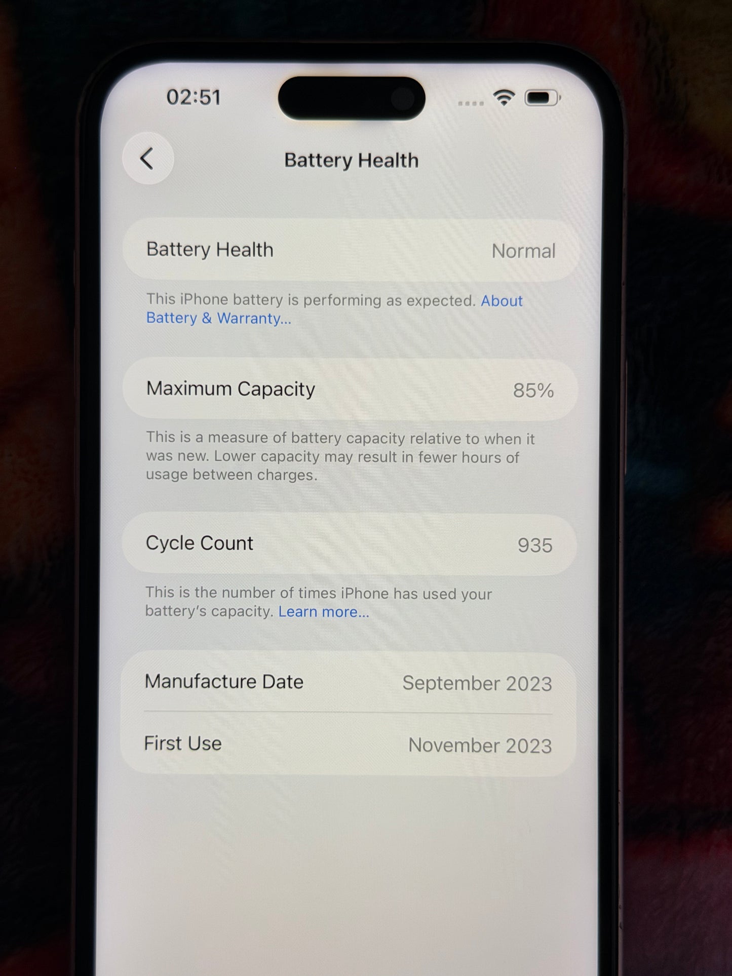 Apple iPhone 15 Plus - 128gb Pink (Unlocked) - Fully Working / No Face ID