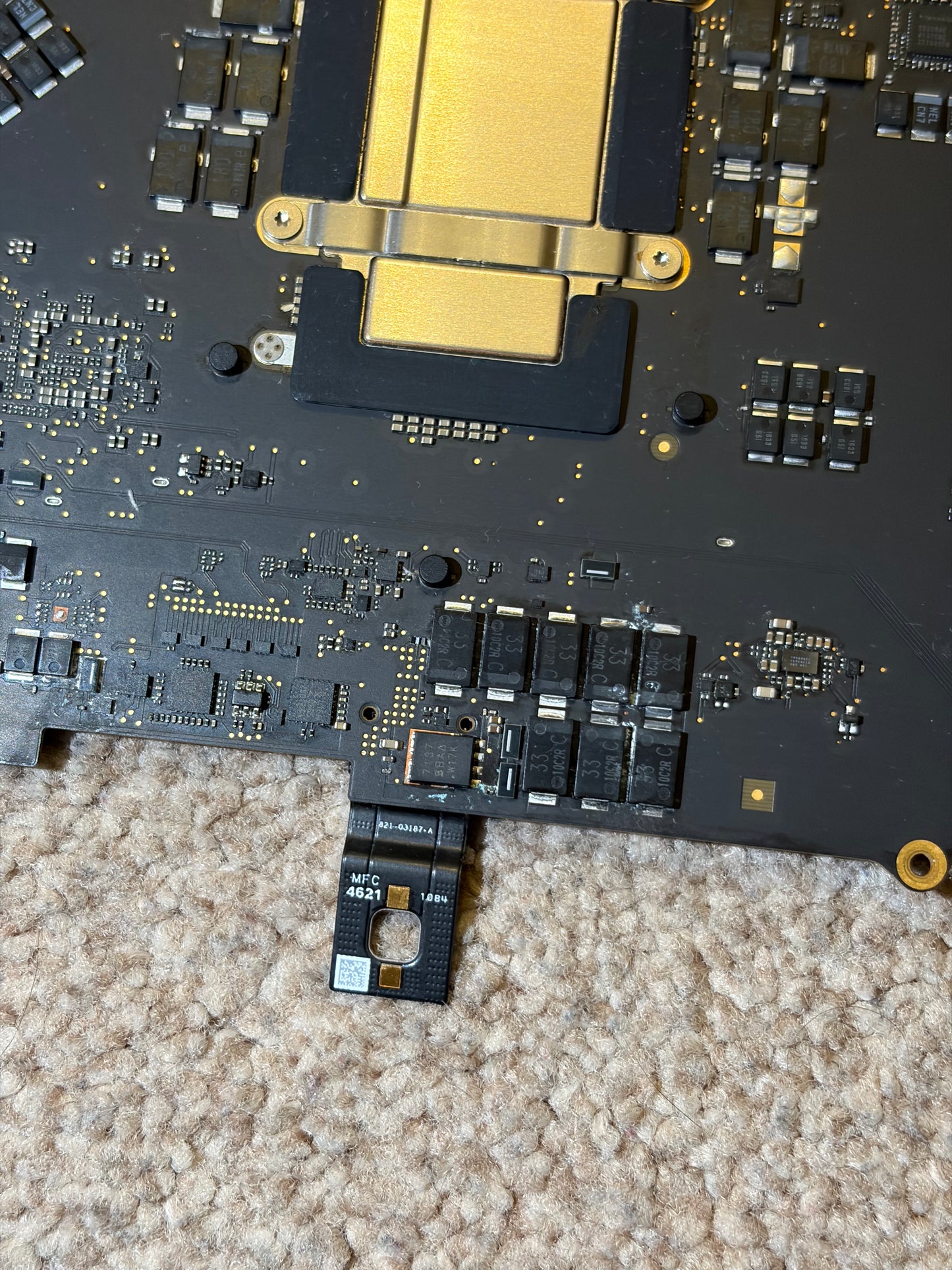Apple Macbook Pro 16 inch M1 Pro Logic Board - FAULTY/NO POWER!