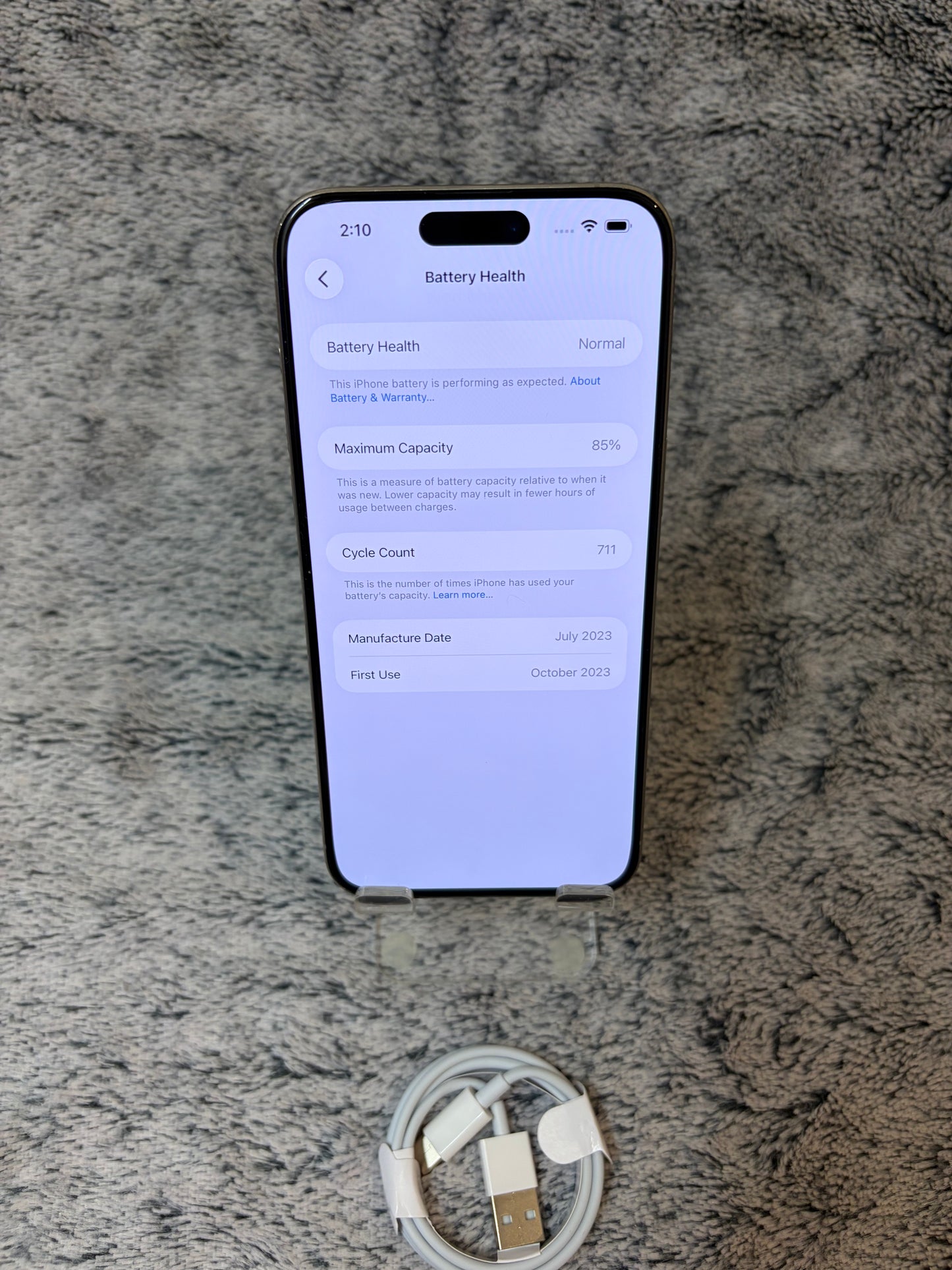 Apple iPhone 15 Pro Max 512gb Grey (Unlocked)
