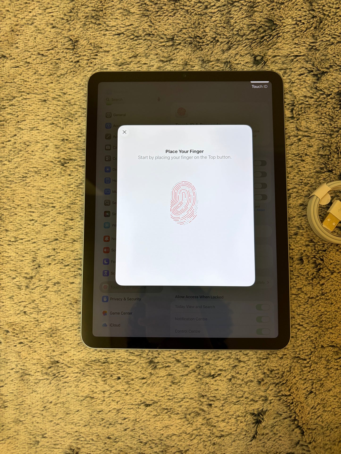 Apple iPad Air 4th Generation 256gb WiFi - Blue. Fully working.