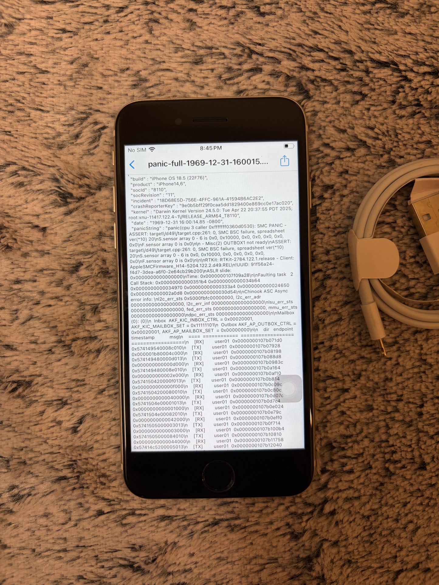 Apple iPhone SE 3rd Generation (2022) - 64gb. Faulty/Needs Repair.