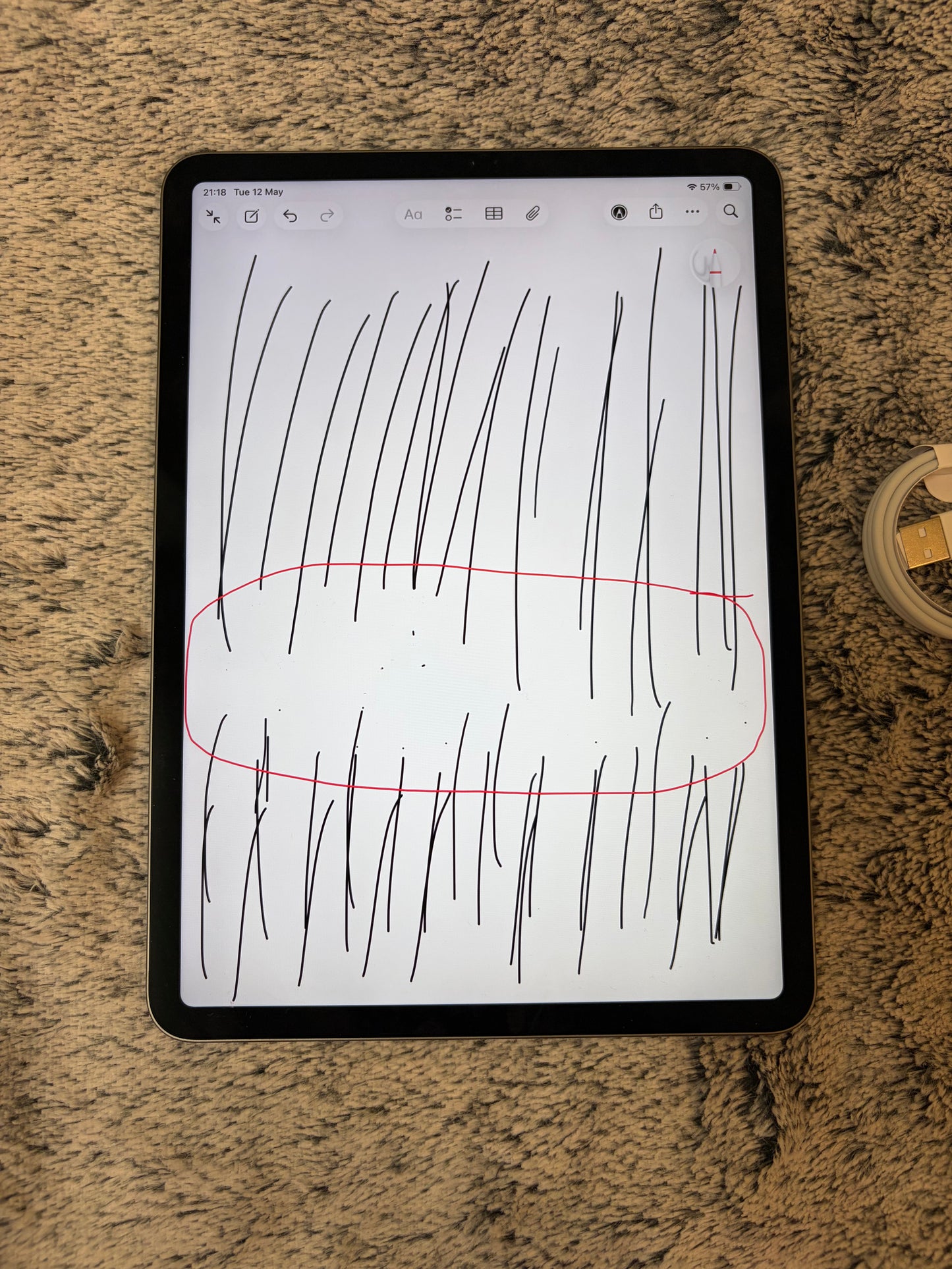 Apple iPad Pro 11 inch 2nd Gen 128gb WiFi - Minor Screen Fault - Fully Working!