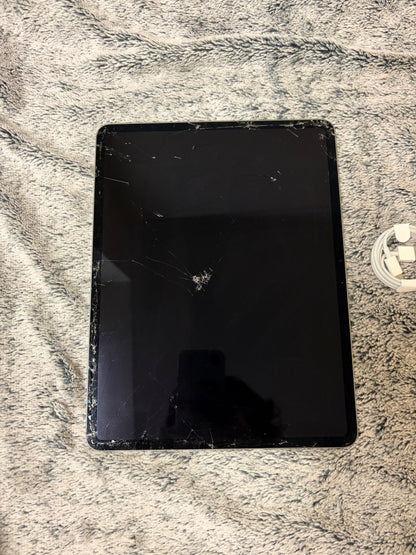 Apple iPad Air 13 inch M2 (2024) 128gb WiFi/Cellular - Fully Working - Cracked Screen