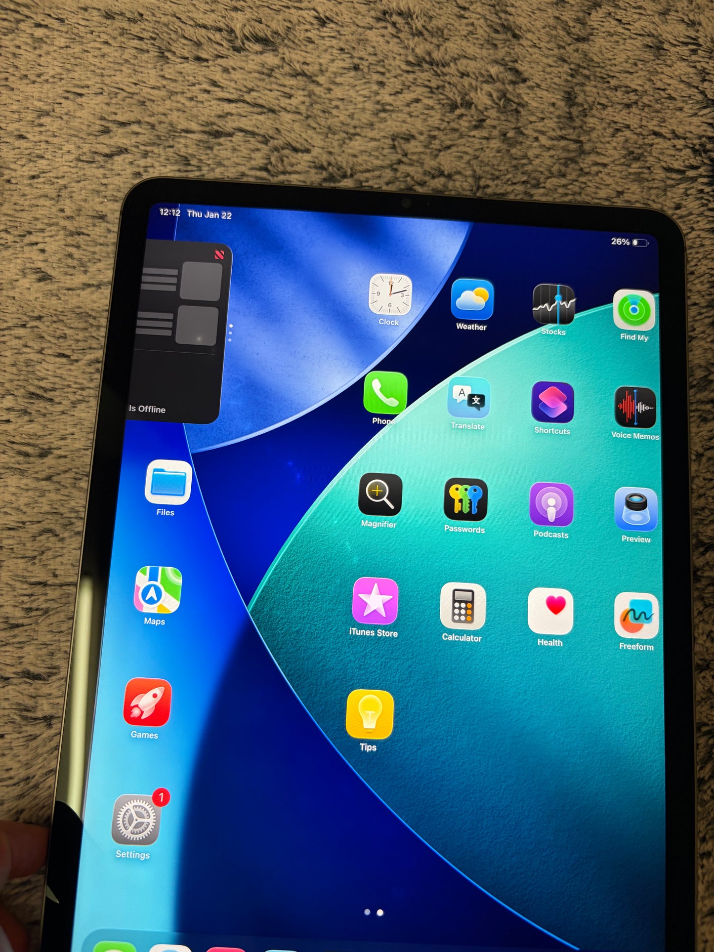 Apple iPad Pro 11 inch 3rd Gen (M1-2021) 256gb WiFi/Cellular - Minor Fault.