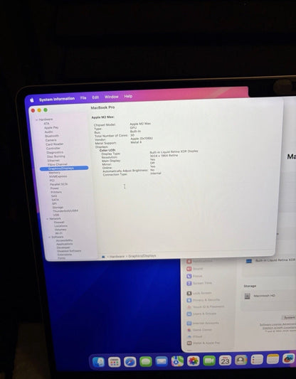 Apple Macbook Pro 14 inch 2023 - M2 MAX, 32gb RAM, 1TB SSD - MDM Bypassed.