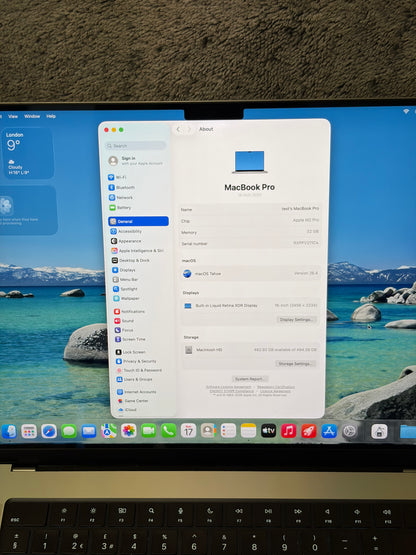 Apple Macbook Pro 16 inch 2023 - M2 Pro, 32gb RAM, 512gb SSD - Fully Working!
