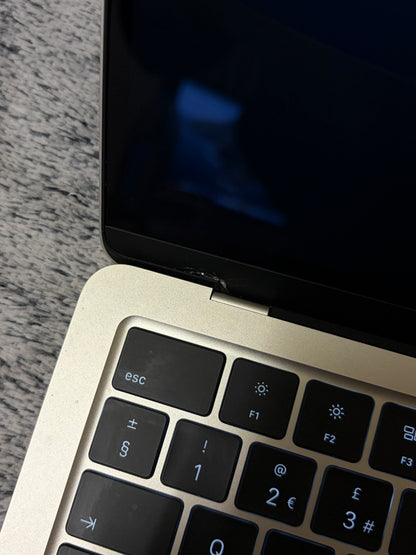 Apple Macbook Air 13 inch 2022 - M2, 16gb RAM, 512gb SSD - MDM Bypassed.