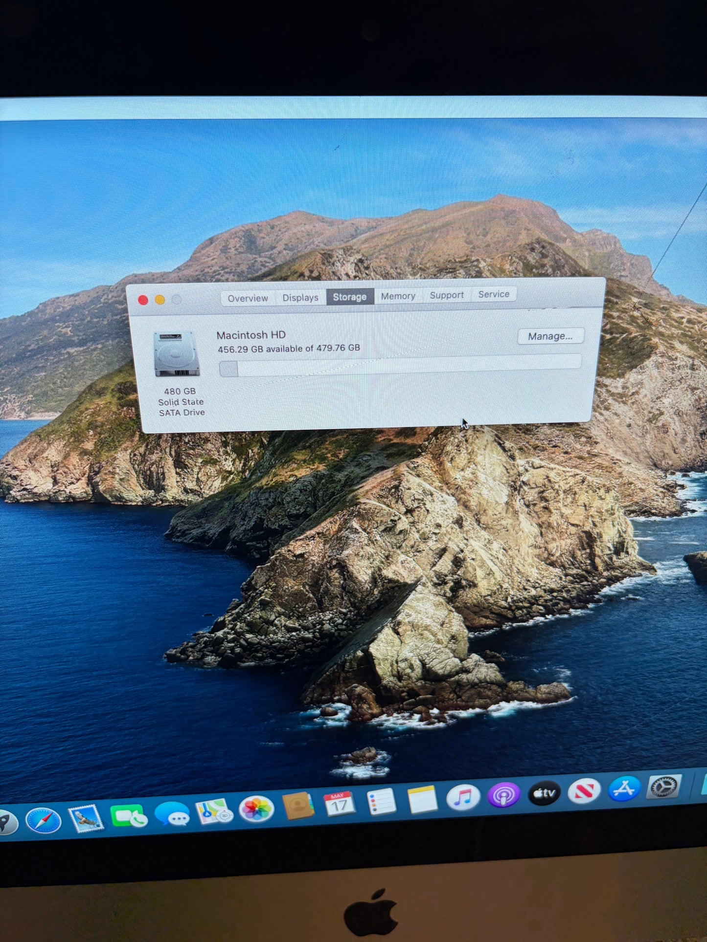 Apple iMac 21.5 inch 2012 - i5, 8gb RAM, 512gb HDD - Fully working - Cracked Screen.