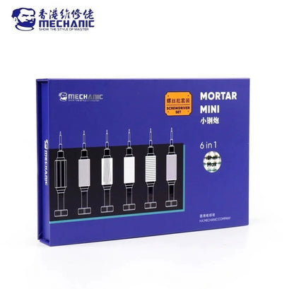Mechanic 6-in-1 iShell Mini Mortar Screw Driver Set
