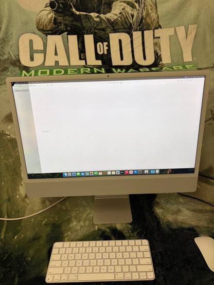 Apple iMac 24 inch M1 (2021) - 16gb RAM, 512gb SSD (Damaged Screen)