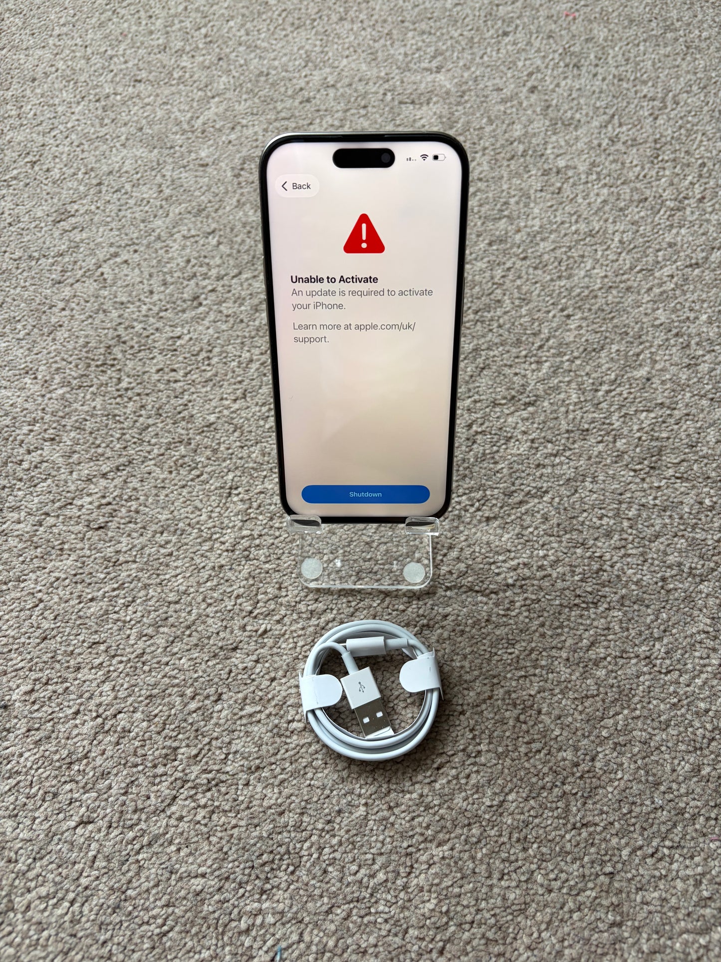 Apple iPhone 15 Pro - Grey - Baseband issue/Faulty.