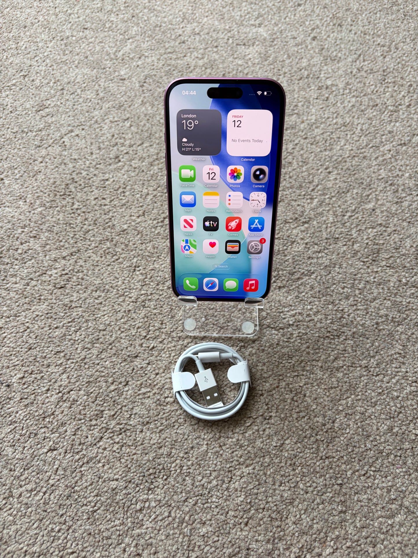 Apple iPhone 16 Pink 128gb (Unlocked)