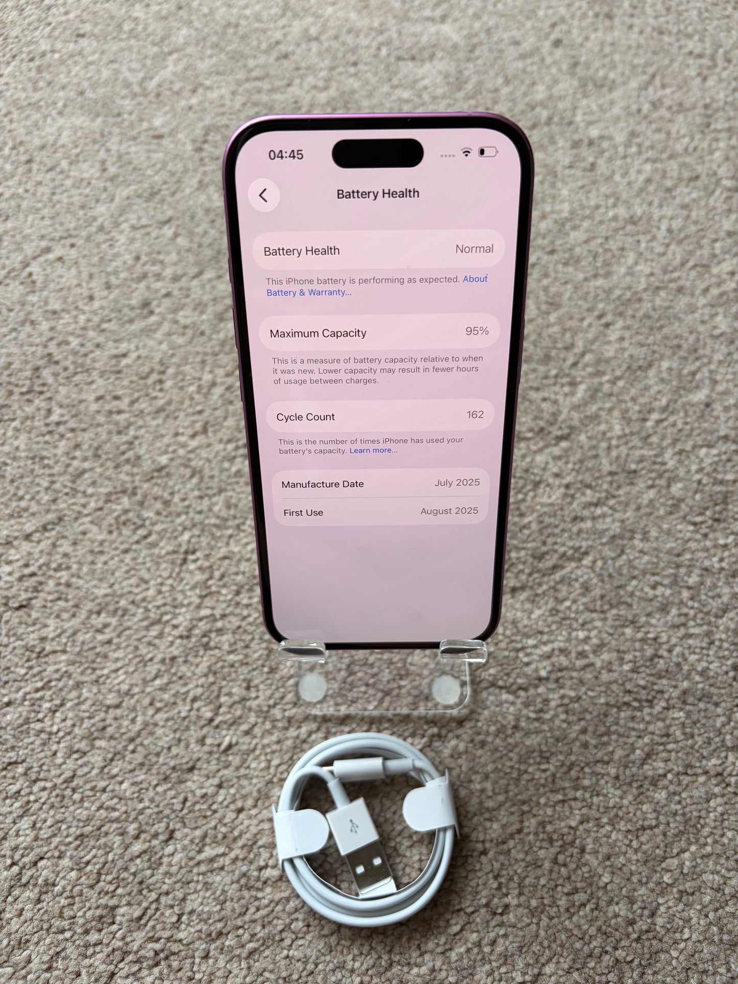 Apple iPhone 16 Pink 128gb (Unlocked)