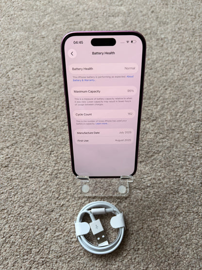 Apple iPhone 16 Pink 128gb (Unlocked)
