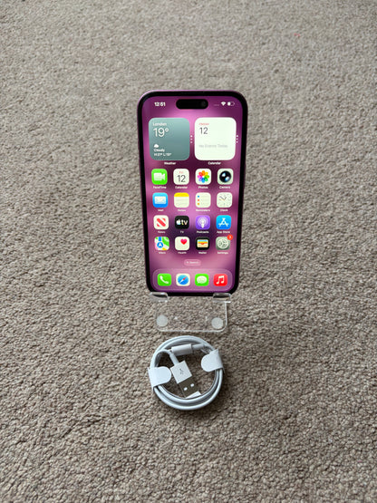 Apple iPhone 16 Pink 256gb (Unlocked)