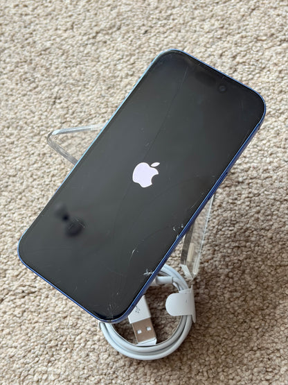 Apple iPhone 16 - Blue - iCloud Locked/Faulty.