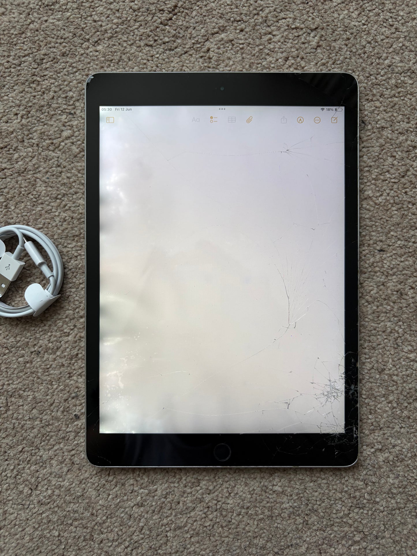Apple iPad 9th Generation 64gb WiFi - Silver. FAULTY STOCK