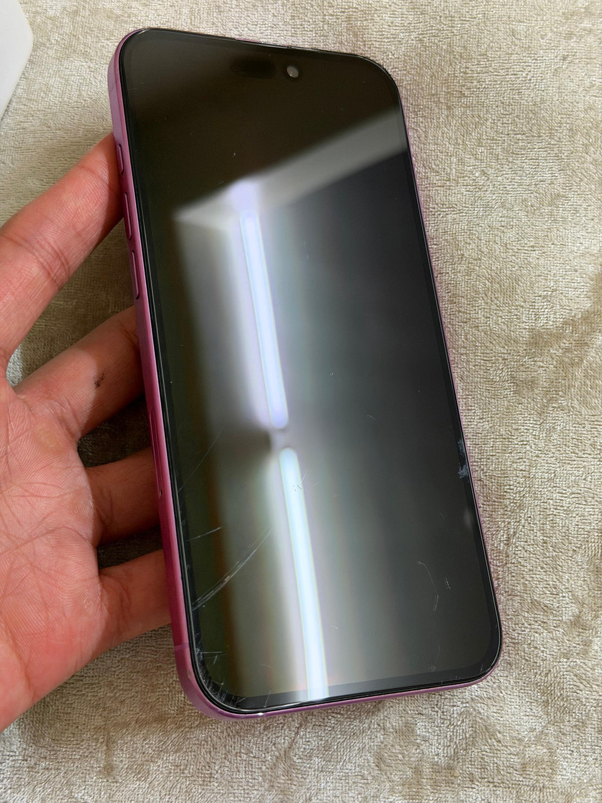 Apple iPhone 16 Plus 128gb Pink (Unlocked) - FAULTY.